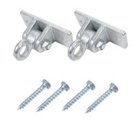 PLAFOPE Kit de Ganchos Resistentes para Colgar Columpios y Sillas Hamaca Base de Acero Fundido y Tornillos para Uso Seguro en Exteriores y Parques