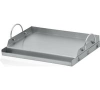 Plancha de acero inoxidable BBQ-Toro | 51 x 32 cm | Plancha para barbacoa compatible con parrillas Weber