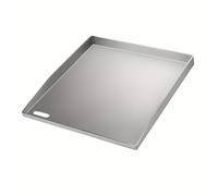 Plancha de Acero Inoxidable para Parrilla, Plancha Sólida de 4 mm con 2 Espátulas y Cepillo, ¡ para Parrillas de Gas/, Ideal para BBQ, Panqueques y Más!