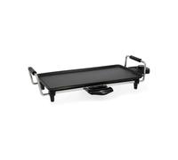 Plancha de Asar Eléctrica 2000W de Gran Potencia - Superficie 42,5x22 cm - Cocina Sana sin Aceite - Revestimiento Antiadherente Ecológico sin PTFE ni PFOA - Termostato Regulable y Extraíble - Bandeja