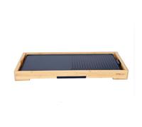 Plancha de Asar Eléctrica COSYLIFE 2000W Antiadherente Bambú