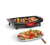 Moulinex Plancha de asar Accessimo CB560811, 1800 W, termostato multiposición, antiadherente, Negro