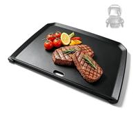 Plancha de hierro fundido de 38,6 x 24,6 cm para barbacoas eléctricas Weber Pulse 2000, sartén duradera y resistente al calor, pieza de repuesto para barbacoa Weber PULSE 2000 Outdoor Grill