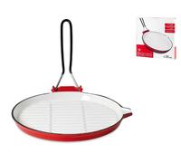 Plancha De Hierro Fundido Esmalte Redonda 25 Cm Home