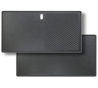 Plancha de hierro fundido para barbacoa de gas - 20,5 x 43 cm