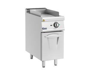 Plancha eléctrica fry-top - 5,4 kW - ondulada - mueble bajo - 40 x 70 cm - serie Pro 730 - Royal Catering