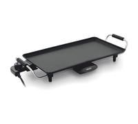 Plancha Eléctrica Haeger para Asar - 2000w - 460*260mm - Grill Eléctrico - Bandeja de Residuos - 5 Niveles de Temperatura