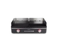 Plancha eléctrica MEDION MD12027 de doble zona 2400 W 2 placas extraíbles negra - Nuevo