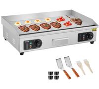 Plancha eléctrica - Parrilla - Aparato para asar a la parrilla - Plancha para parrilla - 66 cm (26 pulgadas) - 4000W