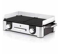 Plancha Grill eléctrica WMF Lono Master Grill - Rayada, 2400 W, Inox