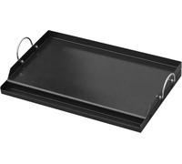 Plancha para parrilla con revestimiento antiadherente y esmalte cerámico, de 63,5 x 41 x 7 cm, apta para parrillas de gas y de carbón, ideal para la cocina