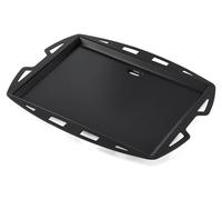Plancha para parrillas de gas Weber Q100/Q120, de 41,8 x 31,7 cm, con revestimiento cerámico