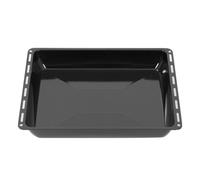 Plancha posterior ICQN de 45,5 x 37,5 x 6 cm, sartén esmaltada de profundidad extra para horno y cocina, compatible con Bosch, Siemens, Neff, Constructa, Flavel, resistente a los arañazos y al óxido, 