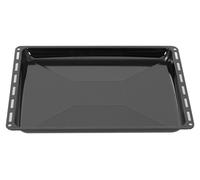 Plancha trasera ICQN de 445 x 375 x 25 mm, compatible con Whirlpool, Ignis, Bauknecht, Indesit, Algor, Neckermann, Lloyds. Bandeja de grasa esmaltada para horno, resistente a los arañazos, de 44,5 x 3