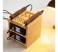 Planchadora Eléctrica De Bordes De Cuero Máquina De Planchado De Cueros Con 14 Puntas Para La Artesanía Del Cuero, Rayado De Bordes, Ranurado, Prensado Y Sellado En Proceso En Caliente(Dualmachine)