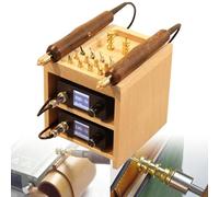 Planchadora Eléctrica De Bordes De Cuero Prensa De Sellado Y Estampado De Cueros Para La Artesanía Del Cuero, Rayado De Bordes, Ranurado, Prensado Y Sellado En Proceso En Caliente(Dualmachine)