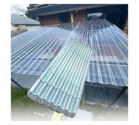 Planchas de Policarbonato para Tejados, Láminas de Techo para Invernadero | Silenciosos Dejan Pasar Luz para Tejados, Invernaderos, Cocheras, Balcones(2.62x29.52ft/0.8x9m)