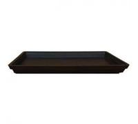 Planeta HUERTO | Bandeja de Plástico 28x20 cm - Base Resistente para Macetas, Semilleros y Cultivo de Plantas
