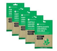 Planeta HUERTO | Fertilizante Universal Soluble 5 Sobres para 25 litros -Fertilizante Universal Abono NPK Completo con micronutrientes para Todo Tipo de Plantas