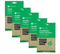 Planeta HUERTO | Pack Micorrizas Ecológicas 5 Sobres para 10 L, Abono Natural con Hongos Simbióticos - Micorrizas para Mejorar Raíces y Absorción de Nutrientes