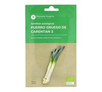 Planeta HUERTO | Semillas Ecológicas de Puerro Grueso de Carentan - Tallos Robustos y Carnosos, Sabor Suave y Dulce