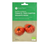 Planeta HUERTO Semillas Ecológicas de Tomate Tres Cantos Gigante Rosa - Tomates Grandes, Dulces y Productivos