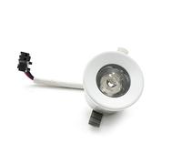 Planetitaly Foco mini LED spot empotrable, luz para escaleras y señalizadores de camino, 1 W, 220 V, IP20, orificio 25, 30 mm