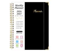 Planificador 2026 2027 Calendario Agenda Académica Mensual Y Semanal