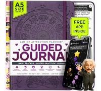Planificador de vida y objetivos de la ley de atracción, planificador de día de lujo sin fechas, diario de gratitud personal, planificador de éxito de la semana, tablero de visión + pegatinas
