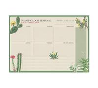 Grupo erik planificador semanal a3 botanical cacti - español