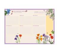 Grupo erik planificador semanal a3 wild flowers - aleman, weekly plann