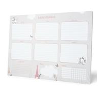 Planificador semanal A4 Disney Bonjour Marie - Weekly planner : Planner Sin Fecha - Organizador semanal escritorio [54 págs. con Alto Gramaje]