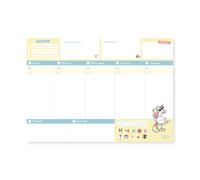 Planificador semanal pedrita parker a4, foficornio - weekly planner en