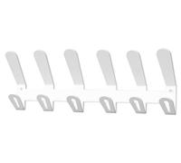 PLANNING SISPLAMO Perchero de pared con 6 colgadores Blanco