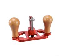 Plano de enrutador manual para carpintería para recortar y ranurar, herramienta de corte de profundidad ajustable con cuerpo de aleación de aluminio, acero al carbono para bordes de madera