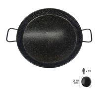 Plano paella de acero pulido d.70-mt071050