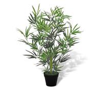 vidaXL Maceta bambú artificial 80 cm – Planta decorativa para casa y jardín