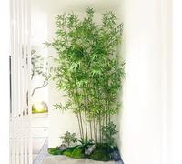 Planta artificial de bambú - Grandes árboles sintéticos para privacidad en interiores y exteriores, separadores de habitaciones, vegetación de paisajismo, decoración de acuarios, bambú 90, 4 pies de