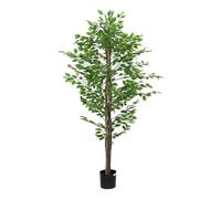 vidaXL Planta Ficus Artificial 1260 Hojas 200 cm Verde