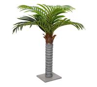 vidaXL Palmera artificial con 6 hojas verde 100 cm