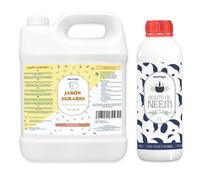 PLANTAWA Pack Jabón Potásico 5L + Aceite de Neem 1L | Solución Multiusos | Fácil Aplicación y Máxima Eficacia | Versátil | Uso en Interior y Exterior | Productos de origen natural
