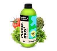 PLANTEMUS Abono Huerto para Tomates, Pimientos, Fresas, Hortalizas, Verduras. Fertilizante Granulado Azul para Cosechas Abundantes (Huerto BiOrganic 1L)