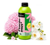 PLANTEMUS Abono Orquídeas, Hortensias, Geranios y todo tipo de Plantas con Flor. Fertilizante Líquido para una Floración Vistosa y Abundante (Flores 1L)