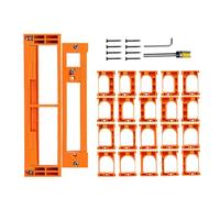 Plantilla Fresadora Para Bisagras Ocultas,Reutilizable Ajustable Ligero 25,4 Cm De Ancho | Jig Para Bisagras Ocultas - Cocina, Dormitorio, Salón, Oficina, Cafetería, Puertas, Armarios