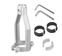 Plantillas de aluminio con agujero cuadrado adaptador de broca de agujero cuadrado accesorio de mortaja para taladros eléctricos ajustable hasta 54 mm accesorio de mortaja para prensa de taladro