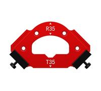 Plantillas de esquina redonda para carpintería R20 / R30 / R35 para carpintería interior y exterior de esquina grande, herramienta auxiliar de corte de arcos