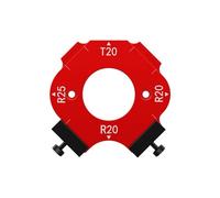 Plantillas de esquina redonda para carpintería R20 / R30 / R35 para carpintería interior y exterior de esquina grande, herramienta auxiliar de corte de arcos