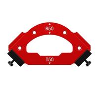 Plantillas de esquina redonda para carpintería R20 / R30 / R35 para carpintería interior y exterior de esquina grande, herramienta auxiliar de corte de arcos