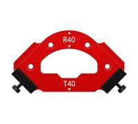 Plantillas de esquina redonda para carpintería R20 / R30 / R35 para carpintería interior y exterior de esquina grande, herramienta auxiliar de corte de arcos