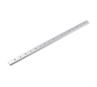Plantillas deslizantes de aleación de aluminio para banco de trabajo de sierra de mesa, herramienta de carpintería con barra en T, accesorio de guía de corte de precisión, plateado (450 mm tipo A)